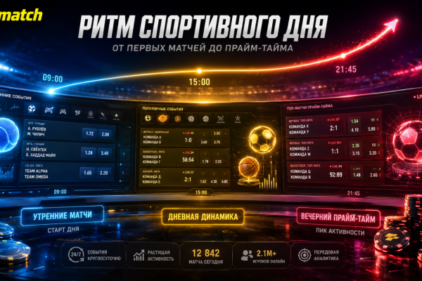 Ритм спортивного дня в Parimatch от первых матчей до вечерних игр