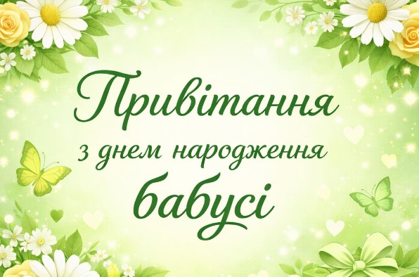 Привітання з днем народження бабусі щирі