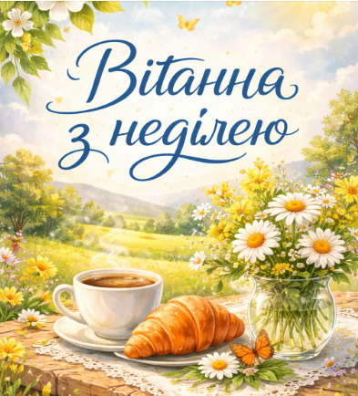 вітання з неділею