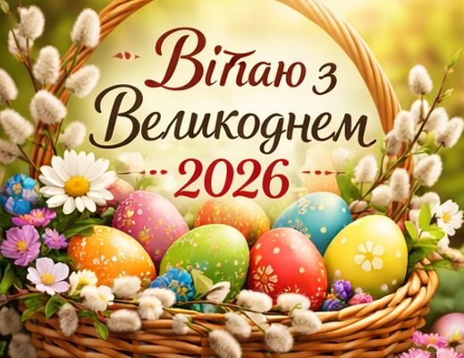 Картинки з Великоднем 2026