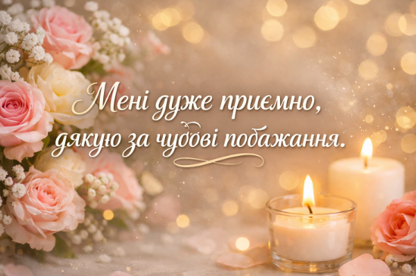 Як красиво подякувати за привітання своїми словами