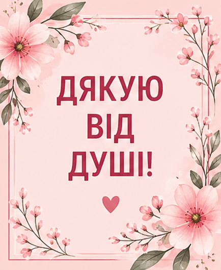 Листівки з подякою