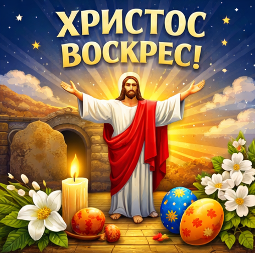 Христос Воскрес 2026 картинка 1