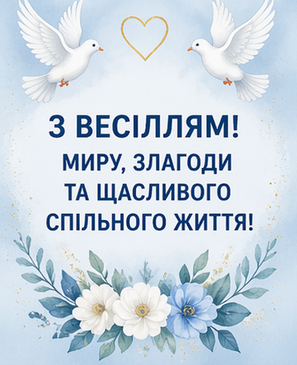 з весіллям картинка