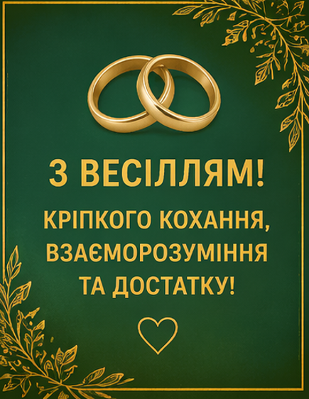 картинка з весіллям