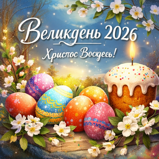 Красиві картинки з Великоднем 2026 4