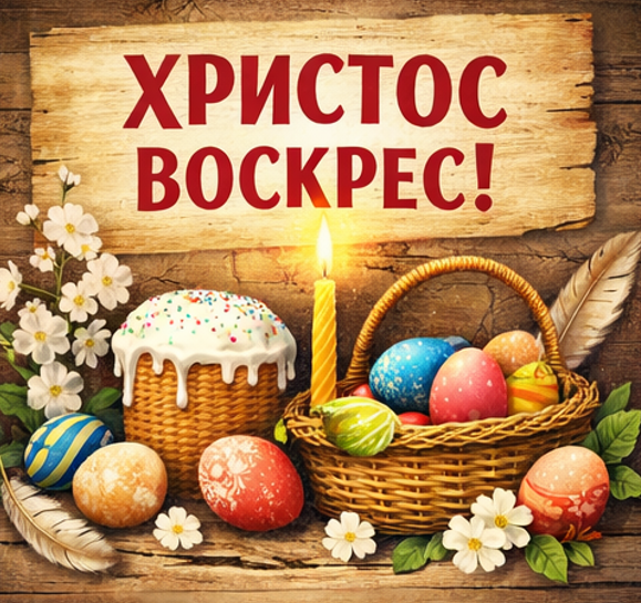Листівки Христос Воскрес українською 2026 4