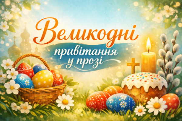 Великодні привітання у прозі картинка