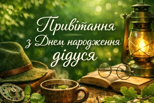 Привітання з Днем народження дідуся