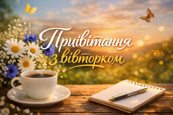 Привітання з вівторком картинка