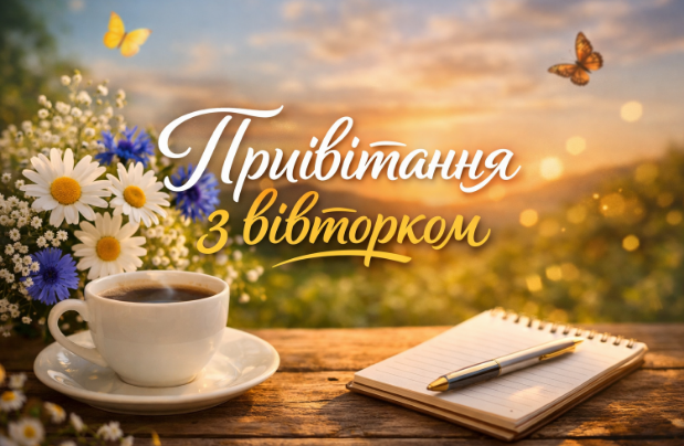 Привітання з вівторком картинка