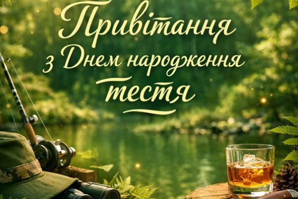 Привітання з Днем народження тестя