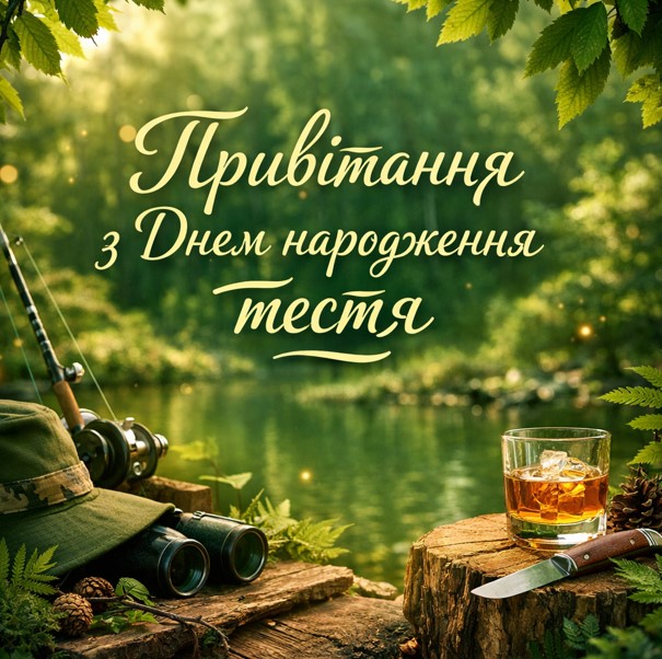 Привітання з Днем народження тестя
