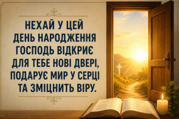 християнські привітання з днем народження з біблії картинка
