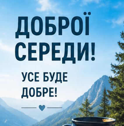 Привітання з середою картинка 3