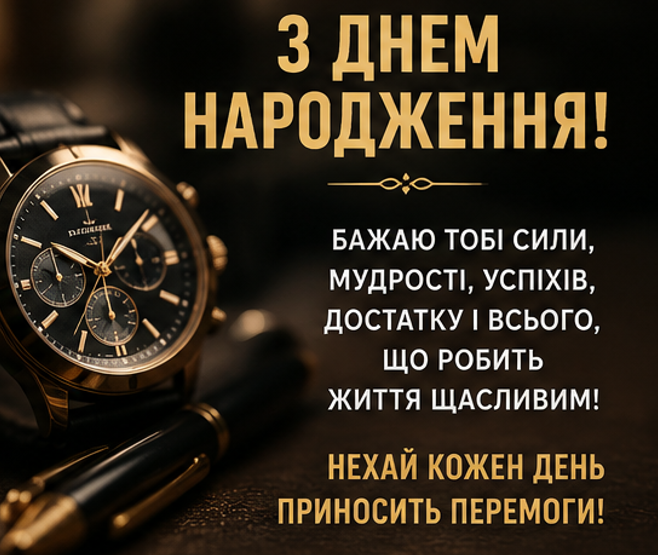 красива листівка з днем народження мужчині 3