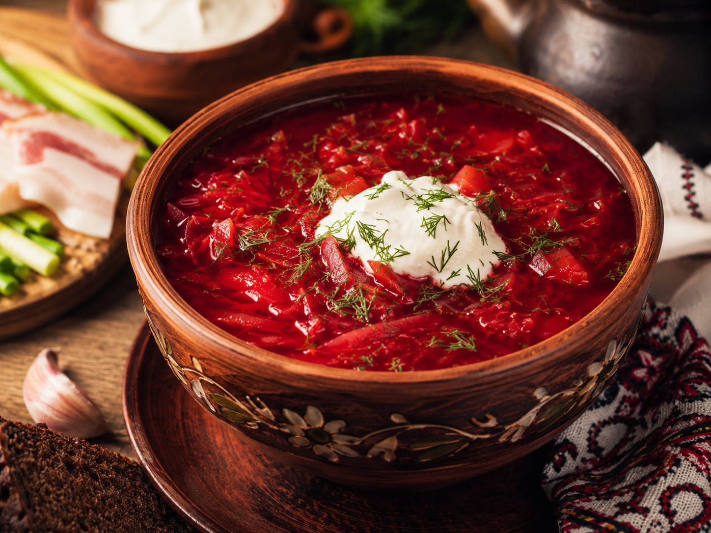 Класичний український борщ