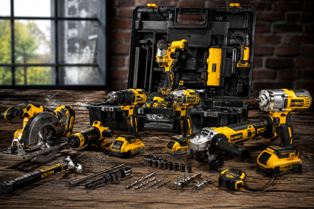Переваги інструментів DeWALT у наборі